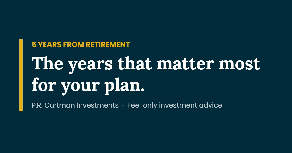 Five Years From Retirement: Your Checklist